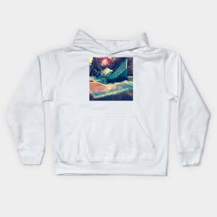 Sinking into the Pool Kids Hoodie